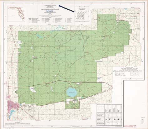 Osceola National Forest Map | Living Room Design 2020