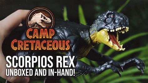 Jurassic World Camp Cretaceous Scorpius Rex Toy - Hand Made