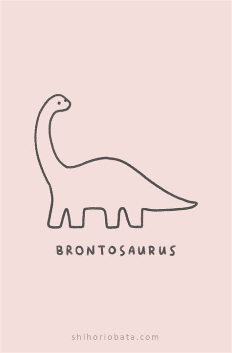 22 Cute Easy Dinosaur Drawing Ideas