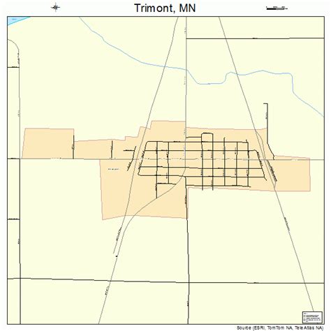 Trimont Minnesota Street Map 2765470