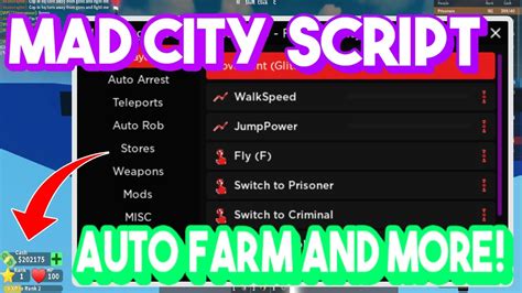 Roblox | Mad City Script | AutoFarm, Op Weapon, Fly And MORE! - YouTube