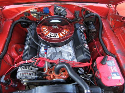 68-70 Charger engine bay shot..