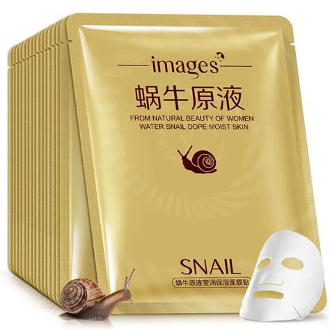 Snail Serum Whitening Face Mask Moisturizing Nourish Acne Treatment ...