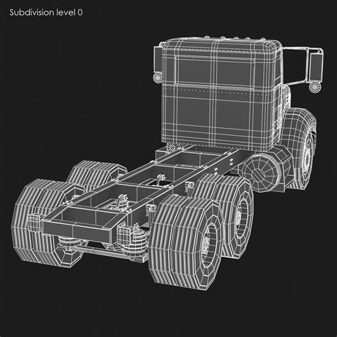 Semi Truck 3d Model