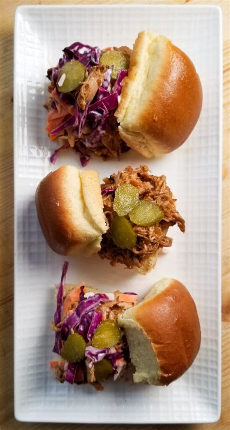 Crockpot Pulled Pork Sliders - Amanda Cooks & Styles