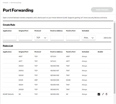 webserver - Issue with port forwarding on a Verizon G3100 router - Super User