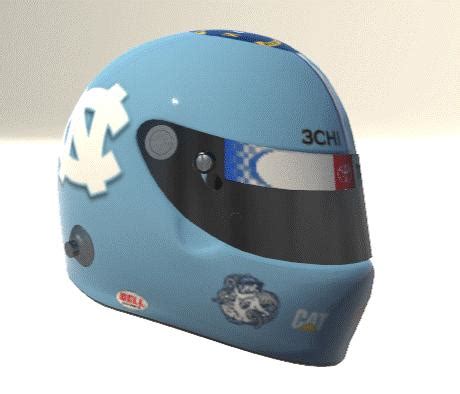 Tar Heels NC Helmet by Christoph H. - Trading Paints