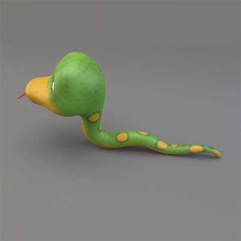 Cartoon Snake 3D Model $20 - .ma .c4d .fbx .max .obj - Free3D