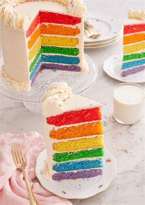 Rainbow Cake - Preppy Kitchen