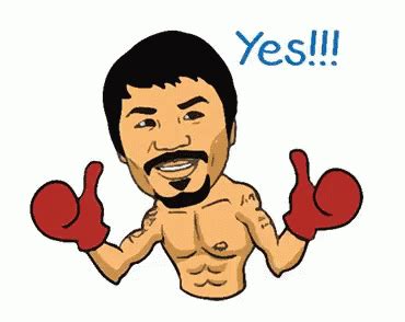 Manny Pacquiao Yes GIF - MannyPacquiao Yes Emoticon - Discover & Share GIFs