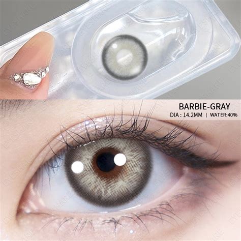 Eyeshare Contact Lens Barbie Contact Lenses Natural Eye Soft Lens Annaul Use 1 Pair 14.2mm ...