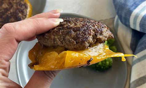 Homemade Version of the Popular In-N-Out Flying Dutchman Keto Burger