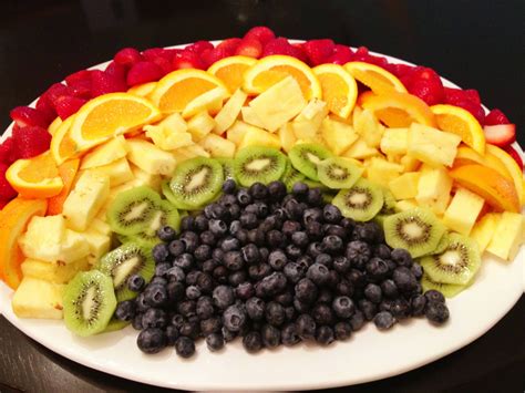 Rainbow fruit platter I would switch up the fruit though | Fresh fruit ...