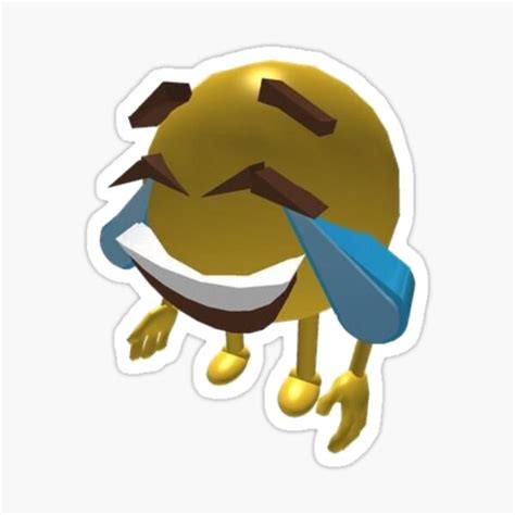 "crying laughing emoji with arms and legs" Sticker for Sale by km962079 ...