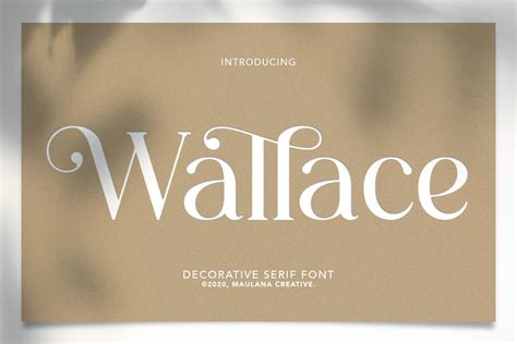 Wallace - Decorative Serif Font (650705) | Serif | Font Bundles