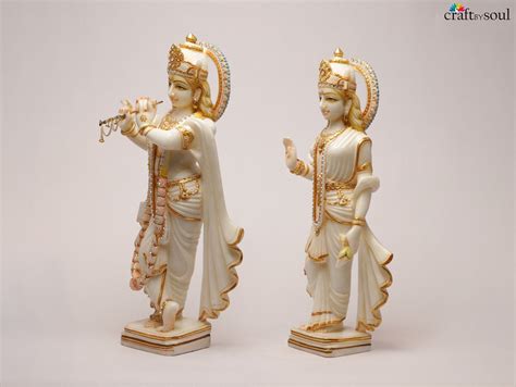 Radha krishna statue 52cm large handmade marble radha krishna statue ...