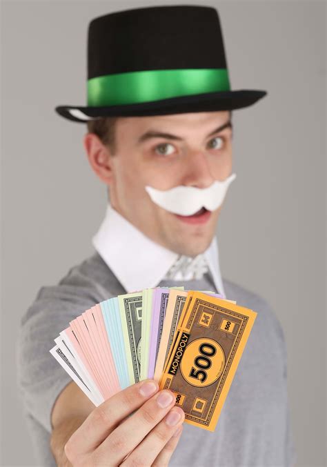 Monopoly Man Adult Costume Accessory Kit | Board Game Costumes