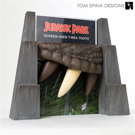 Jurassic Park T-Rex Tooth Display - Tom Spina Designs » Tom Spina Designs