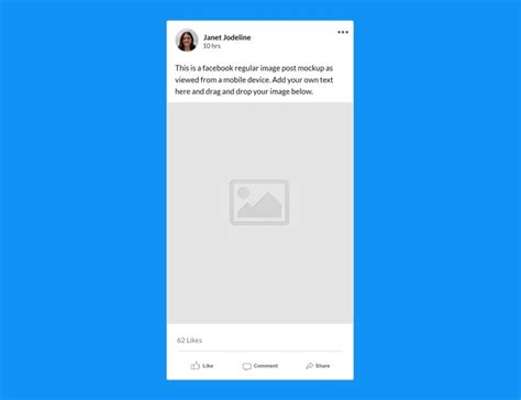 Fake Facebook Post - Mockup Generator