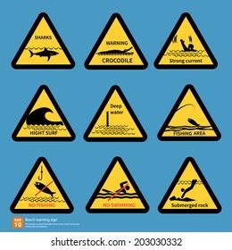 35,734 Beach Safety Signs Images, Stock Photos & Vectors | Shutterstock