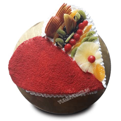 2 in 1 Heart Shaped Fruit Cake | Yummy cake