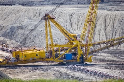 Open coal mine stock photo. Image of equipment, gacko - 143554954