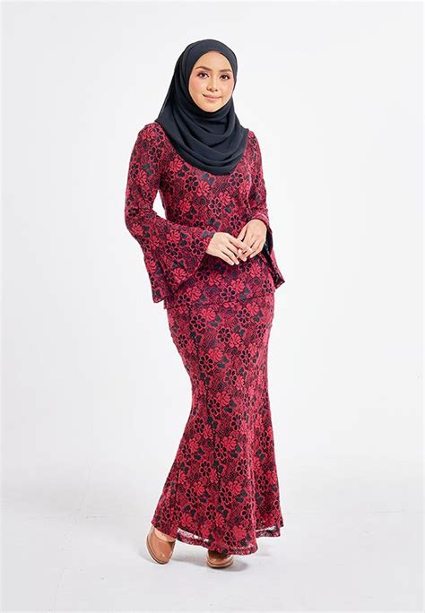 Truly, One of the Best Online Shopping For Women Claire Lace Kurung Rose Black Shop Women's ...