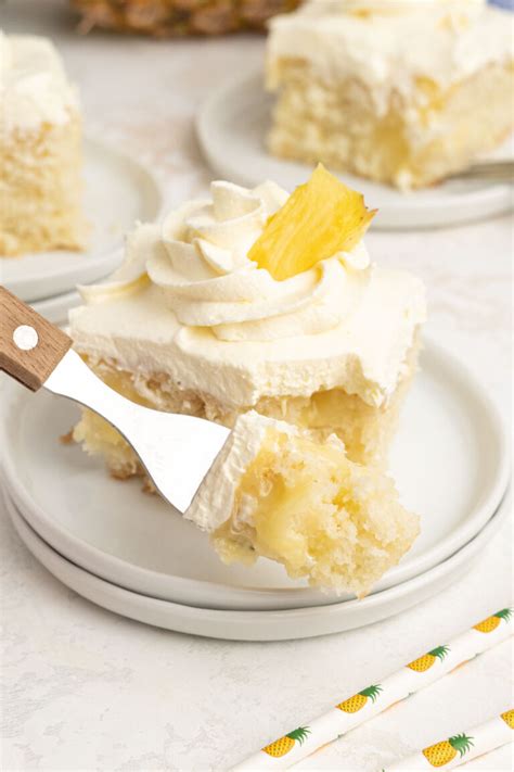 Pineapple Poke Cake - Tastes of Homemade