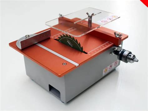 Aluminum Micro Table Saw DIY Mini Cutter Acrylic Wood PCB Cutting machine-in Drilling Machine ...