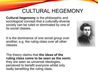 Lesson 7 Marxism and cultural hegemony | PPT