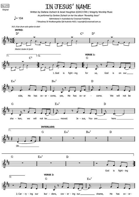 In Jesus Name Chords Piano | Music Chord Theory Guitar