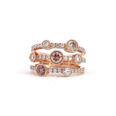 Cognac Diamond Ring - Troy O'Brien Fine Jewellery