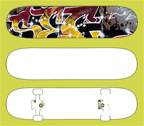 "Skateboard design template" | ART-TEMPLATE