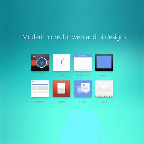 Modern Icons For Web And UI Designs - Freebie No: 91