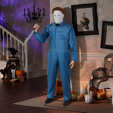 Life Size Animated Michael Myers Halloween II Prop Horror Movie Decor - Props