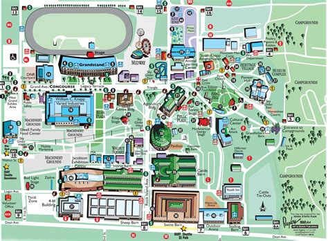 State Fair Grandstand Map