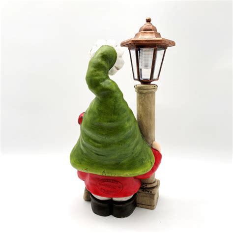 Trinx 2 Piece Garden Gnomes with Solar Lights Shortstack and Dinkle Set ...