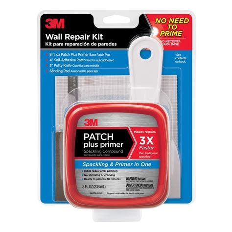 3M 8 fl. oz. Patch Plus Primer Wall Repair Kit-PPP-Kit - The Home Depot