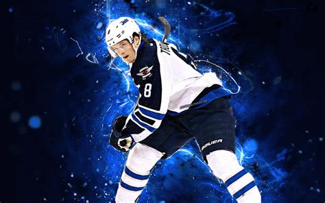 Download wallpapers Jacob Trouba, hockey players, Winnipeg Jets, NHL ...