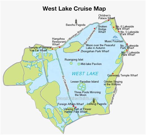 West Lake Hangzhou Map | Draw A Topographic Map