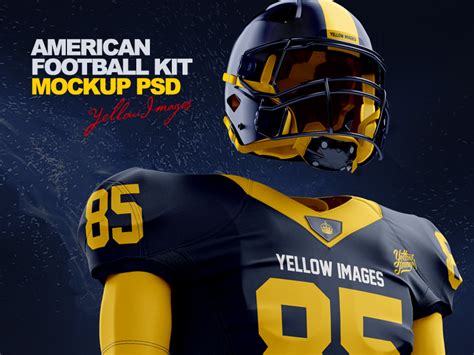 American Football Jersey Mockup