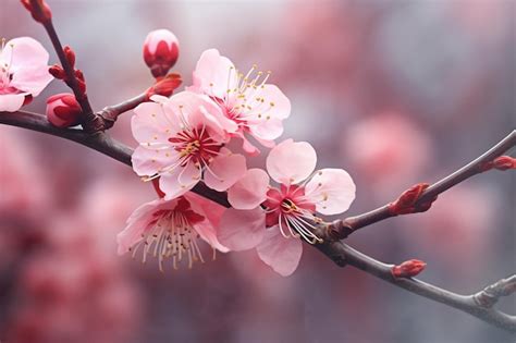 Premium AI Image | Plum Blossoms Chinese new year background