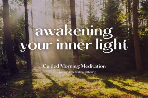 Awakening Your Inner Light: A Guided Morning Meditation - The Journey You Own (JYO)