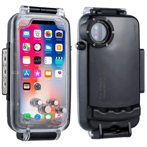 HAWEEL for iPhone X / XS 40m/130ft Waterproof Diving Housing Photo ...