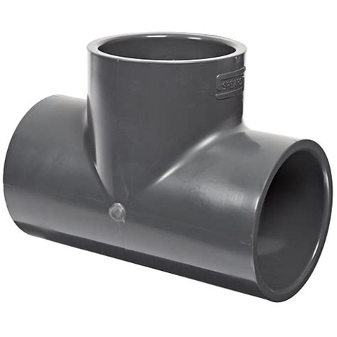 2" PVC Schedule 80 Tee (S x S x S) - The Drainage Products Store