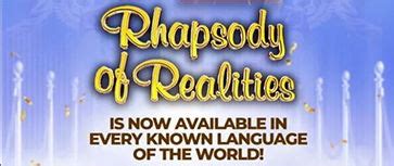 Rhapsody of Realities Daily Devotional