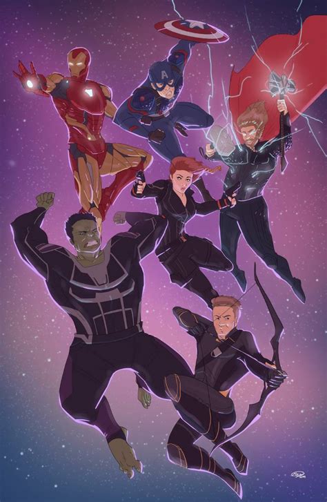 Avengers Endgame Fan Art by Megan Huang | Scrolller