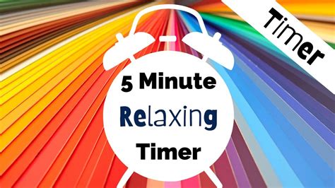 5 Minute Timer - Relaxing Music - Meditation - YouTube