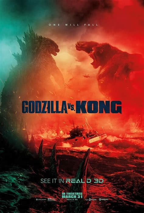 2 New Posters for Godzilla vs. Kong Promises That "One Will Fall"