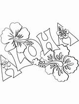 Print Luau Free Coloring Pages sketch template